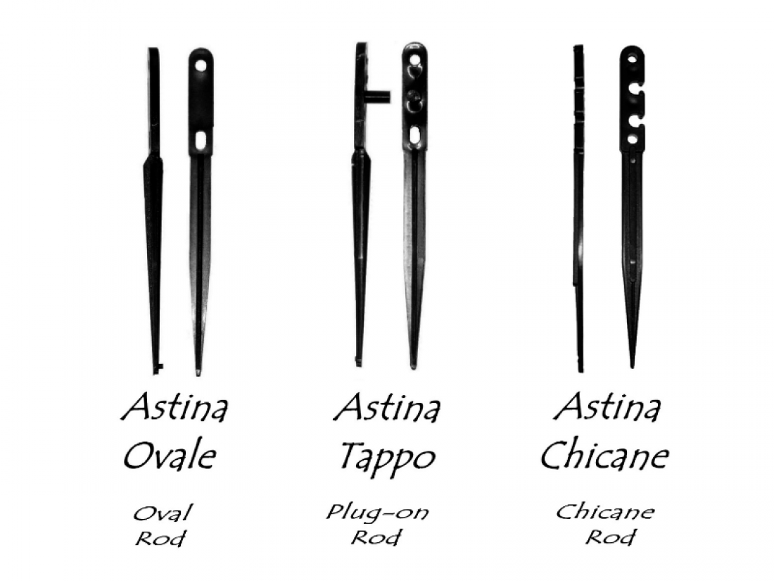 Astine Ovali, Tappo, Chicane Astine Ovali, Tappo, Chicane