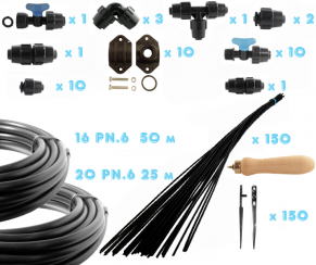 Kit orto 150 piante contenuto